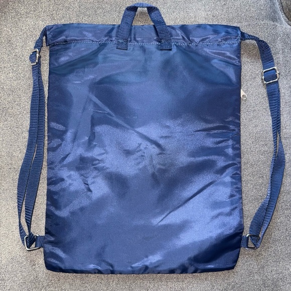 Walt Disney World Navy Drawstring Backpack with Theme Park Design - Picture 2 of 3